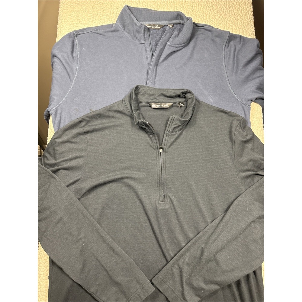 Travis Mathew 2 Pack Bundle 1/4 Pullover Cloud Large Sweater & 1/4 Performance